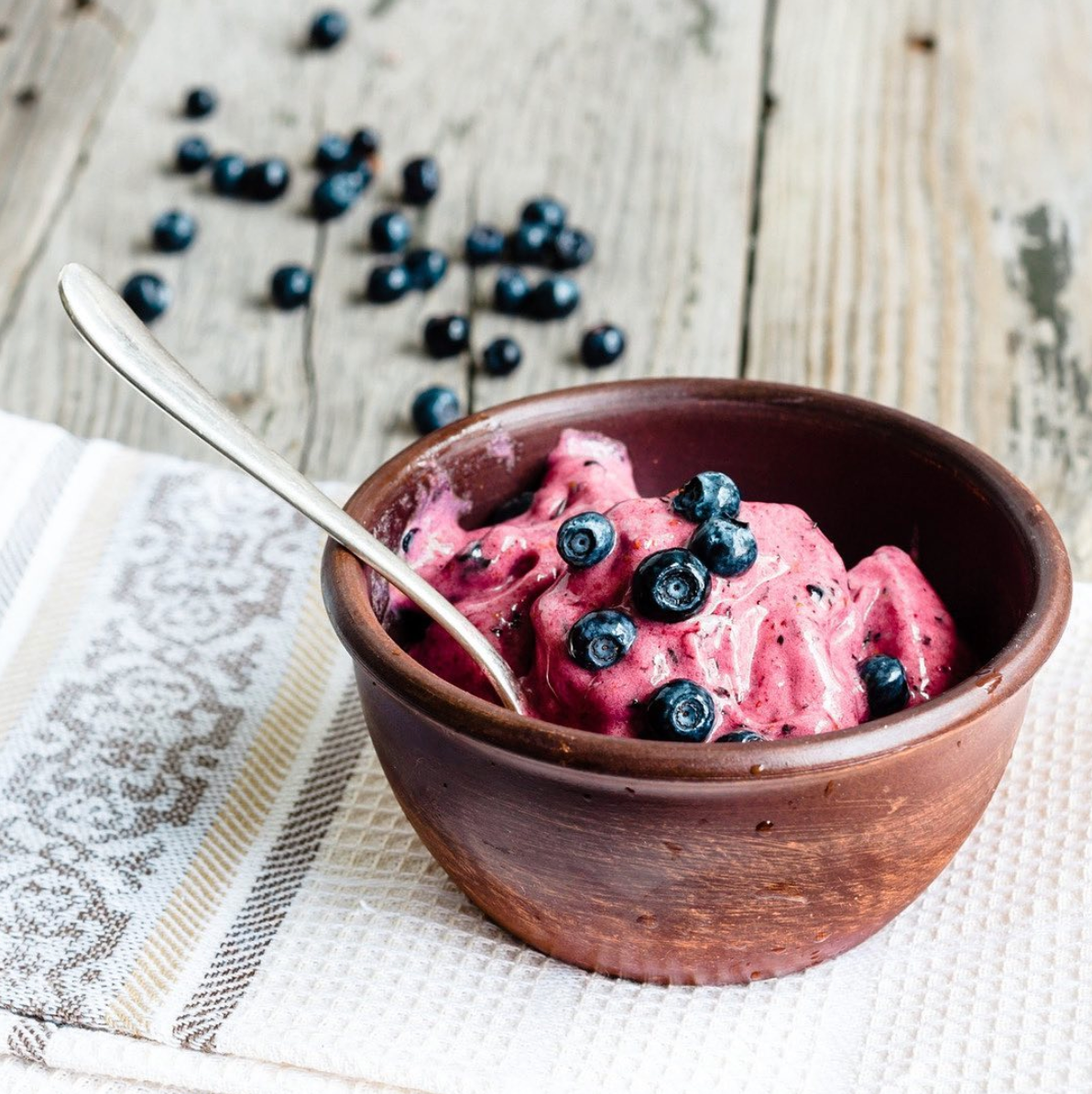 VEGAN BLUEBERRYBANANA ICE CREAM Puresweet Sweetener