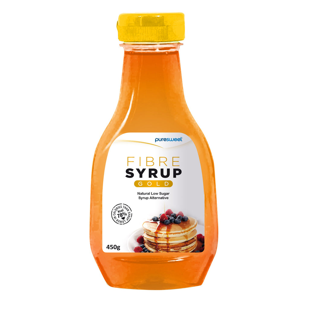 Puresweet Fibre Syrup 450g, Golden Syrup Alternative, 70% Fibre, 1:1 Replacement.