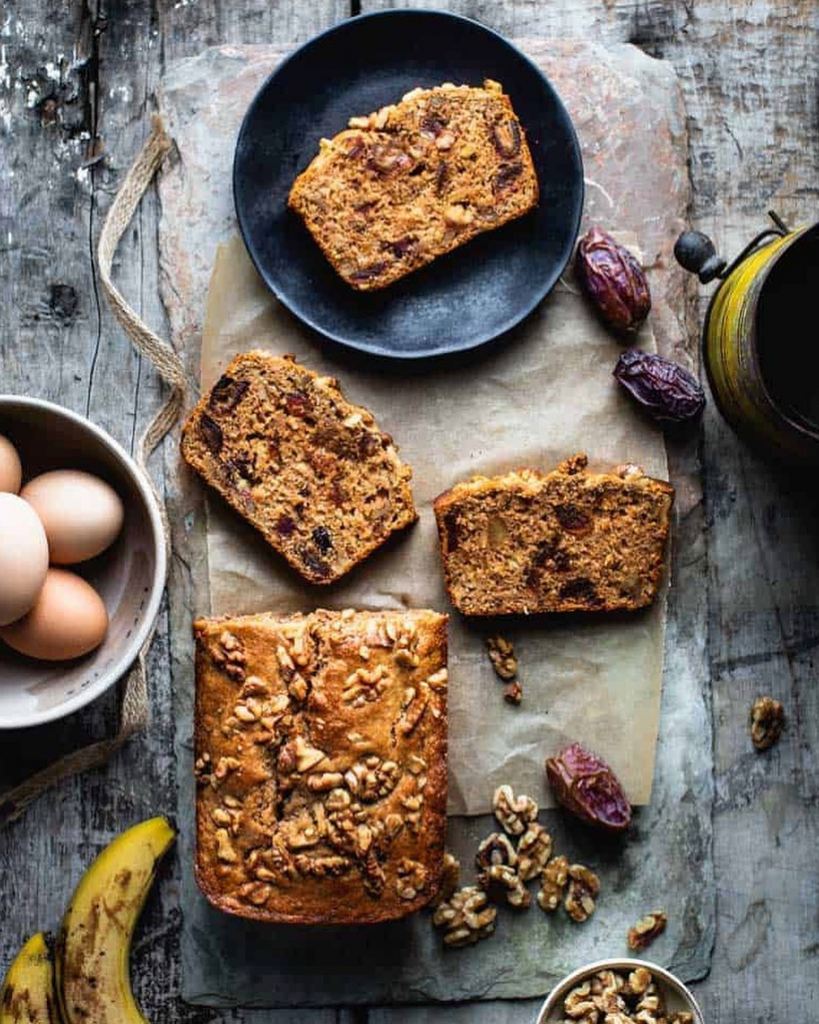 DATE NUT BANANA BREAD