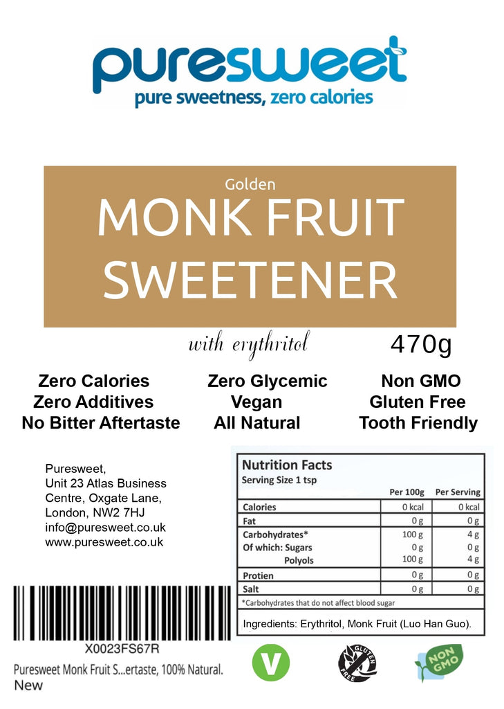 Puresweet® Golden Monk Fruit Sweetener 470g