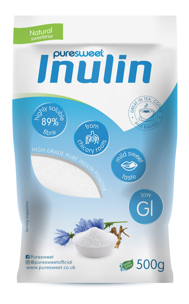 Puresweet® Inulin 500g, Premium Grade Highly Soluble