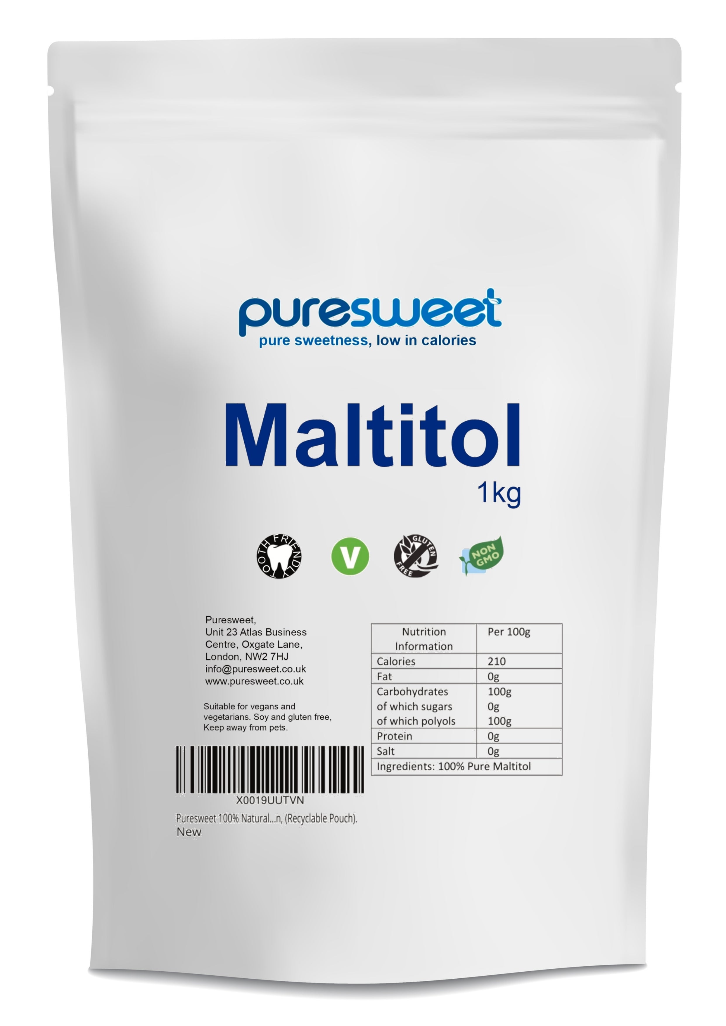Puresweet® Natural Maltitol 1kg | Puresweet Sweetener