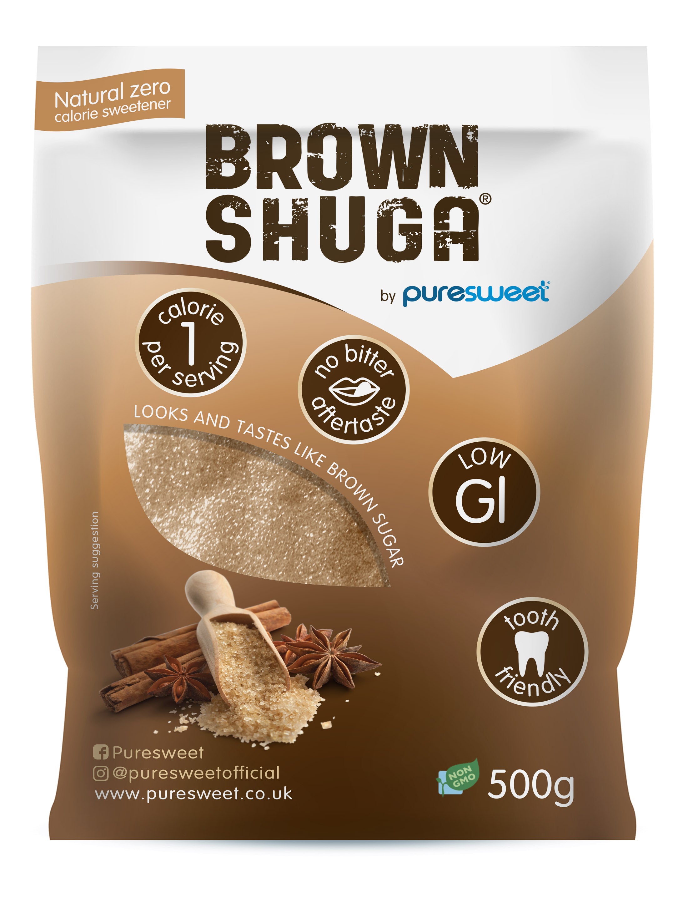 Puresweet Brown Shuga® 500g | Puresweet Sweetener